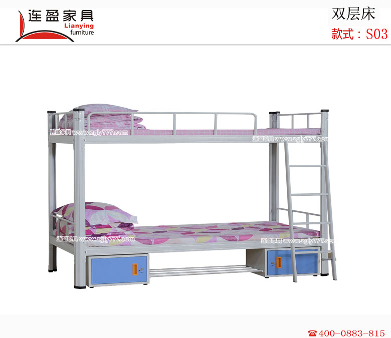 廣西客戶簽單連盈家具廣西員工上下床！